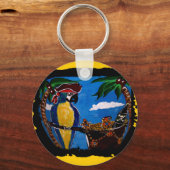 Piraat Partij Huisdier Sleutelhanger (Voorkant)