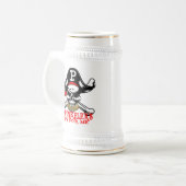 Piraat Pinkel Stein Bierpul (Voorkant links)