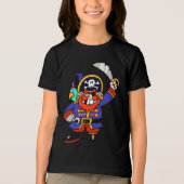 Piraat praten of over de plank lopen Tri-Blend shirt (Voorkant)
