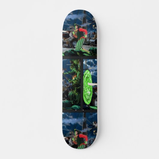 Piraat Rick Persoonlijk Skateboard (Voorkant)