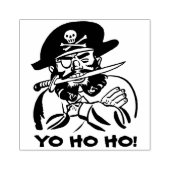  piraat rubberen stempel (Afrduk)