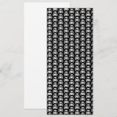 Piraat Schedel Design Aankondiging (Voorkant / Achterkant)