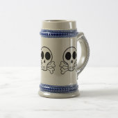 Piraat Schedel Design Bierpul (Voorkant rechts)