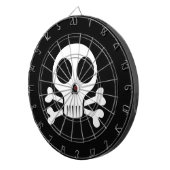 Piraat Schedel Design Dartbord (Voorkant Rechts)