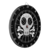 Piraat Schedel Design Dartbord (Voorkant Links)