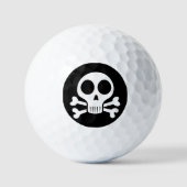 Piraat Schedel Design Golfballen (Voorkant)