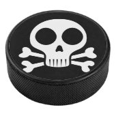 Piraat Schedel Design Hockey Puck (3/4)