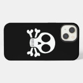 Piraat Schedel Design iPhone Hoesje (Achterkant horizontaal)