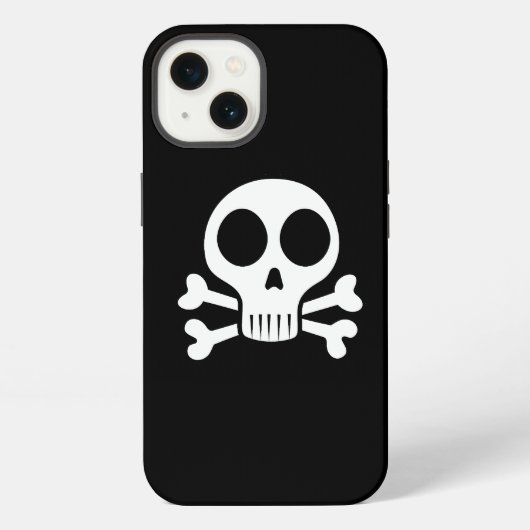 Piraat Schedel Design iPhone Hoesje (Achterkant)