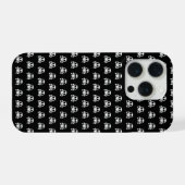 Piraat Schedel Design iPhone Hoesje (Achterkant horizontaal)