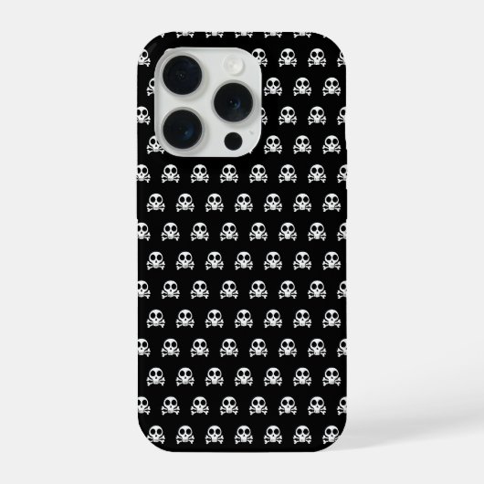 Piraat Schedel Design iPhone Hoesje (Achterkant)