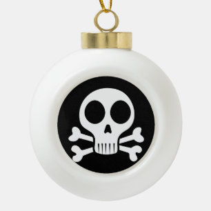 Piraat Schedel Design Keramische Bal Ornament