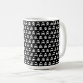 Piraat Schedel Design Koffiemok (Voorkant rechts)
