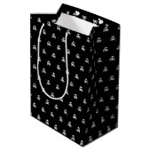 Piraat Schedel Design Medium Cadeauzakje (Achterkant Gekanteld)