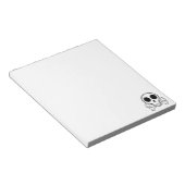 Piraat Schedel Design Notitieblok (Schuin)