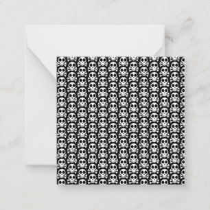 Piraat Schedel Design Notitiekaartje