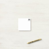 Piraat Schedel Design Post-it® Notes (Op bureau)