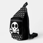 Piraat Schedel Design Sling Bag (Rechterhoek)