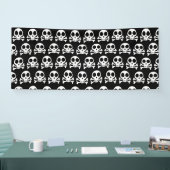 Piraat Schedel Design Spandoek (Beurs)