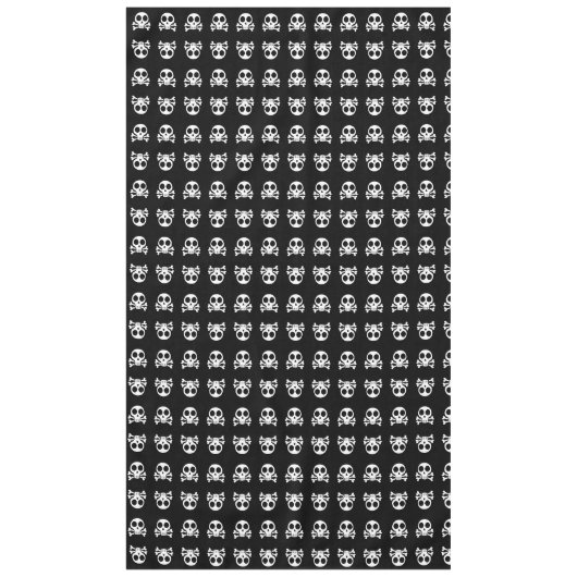 Piraat Schedel Design Tafelkleed (Voorkant)