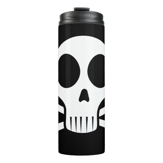 Piraat Schedel Design Thermosbeker (Voorkant)