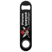 piraat Schedel en Botten Bar Key