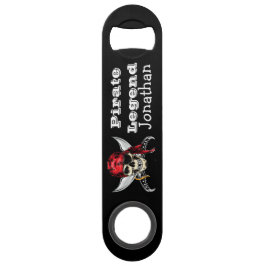 piraat Schedel en Botten Bar Key Speed Flessenopener