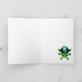 Piraat Schedel Kapitein Geest Schip Kaart (Binnen)