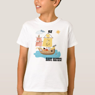 Piraat Schip T-Shirt