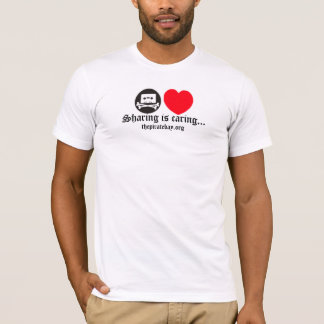 piraat, Sharing is zorgwekkend... T-shirt