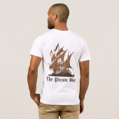 piraat, Sharing is zorgwekkend... T-shirt (Achterkant volledig)