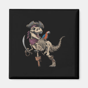 Piraat Skelet Dinosaurus T Rex Grappige Tyrannosau Magneet