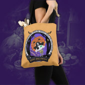 Piraat skelet kat tote bag