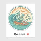 Piraat Skelet Zomer Spooky Sticker (Vel)