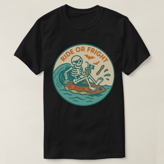 Piraat Skelet Zomer Spooky T-shirt (Design voorkant)