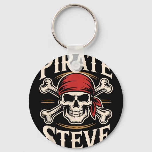 Piraat steve sleutelhanger (Voorkant)