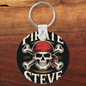 Piraat steve sleutelhanger (Voorkant)