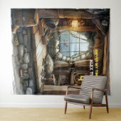 Piraat Thema 'Shiver My Timbers' Wandkleed (In Situ (horizontaal))