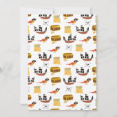 Piraat Thema Verjaardagsfeestje  Kaart (Achterkant)