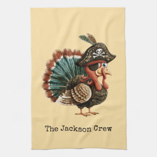 Piraat Turkije Gepersonaliseerde Friendsgiving Ove Theedoek
