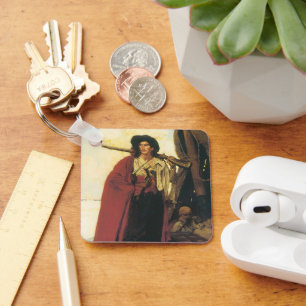 Piraat uit vervlogen tijden was een beeldschoon pe sleutelhanger