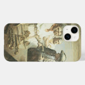 Piraat uit vervlogen tijden, zich voorbereidend op Case-Mate iPhone case (Achterkant (horizontaal))