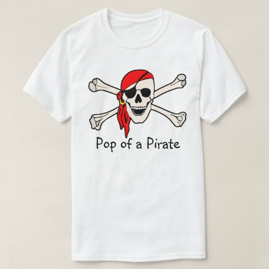 Piraat uitbarsting t-shirt (Design voorkant)
