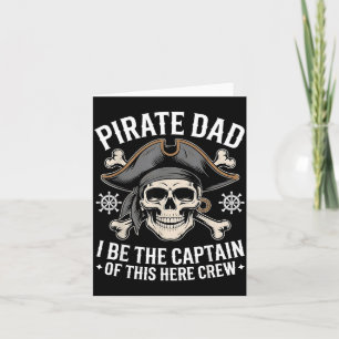 Piraat Vader is Kapitein van Deze Bemanning Vaders Kaart