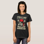Piraat vader zoals normaal maar arrrsome vaderdag t-shirt (Voorkant volledig)