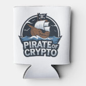 Piraat van Crypto Blikjeskoeler (Voorkant)