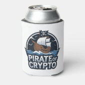 Piraat van Crypto Blikjeskoeler (Blikje Achterkant)