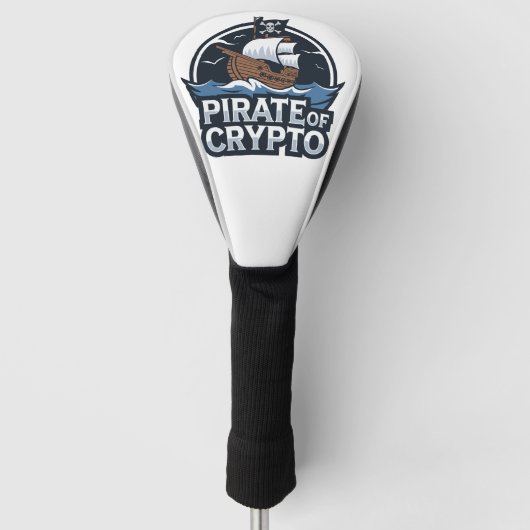 Piraat van Crypto Golfheadcover (Voorkant)
