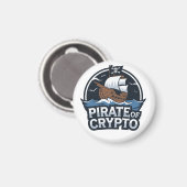 Piraat van Crypto Magneet (Voorkant / Achterkant)