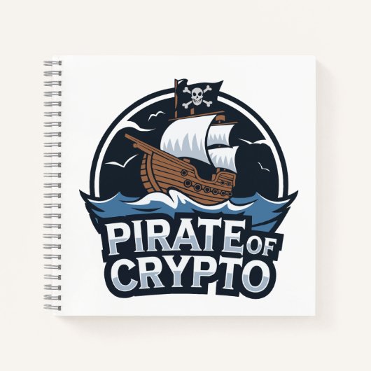 Piraat van Crypto Notitieboek (Voorkant)